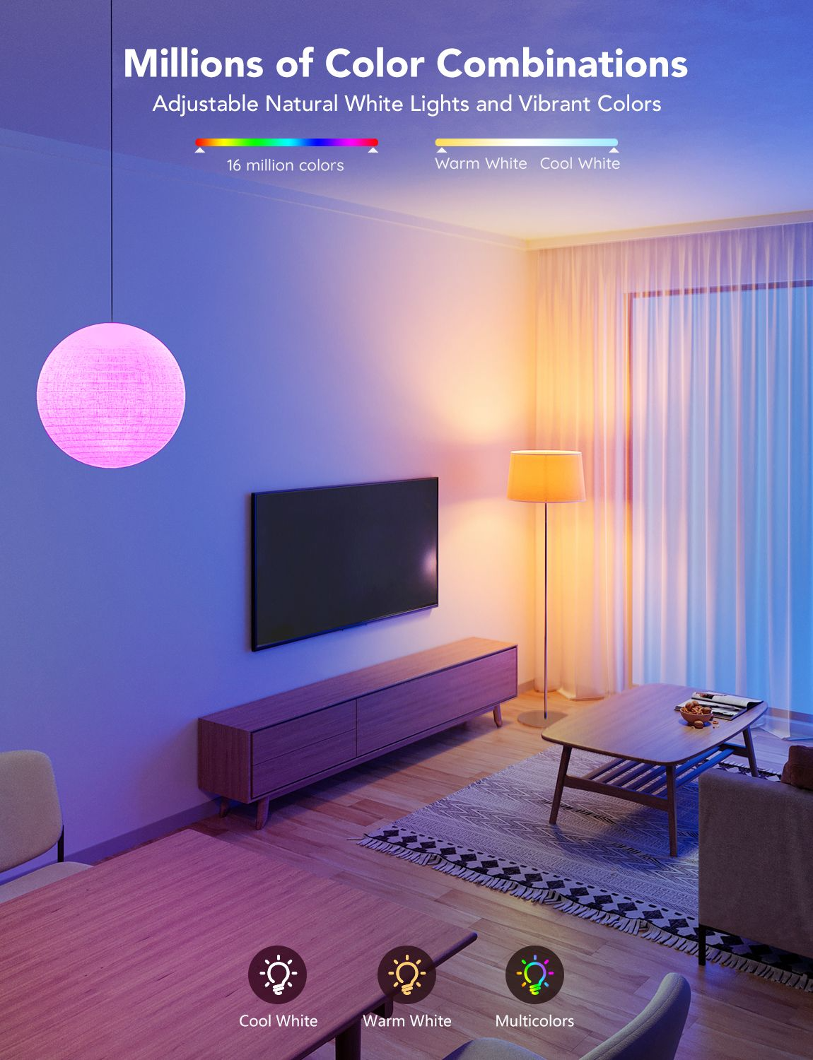 Govee RGBWW Smart LED Bulb E27 (1200lm) Govee RGBWW Smart LED Bulb E27 (1200lm)